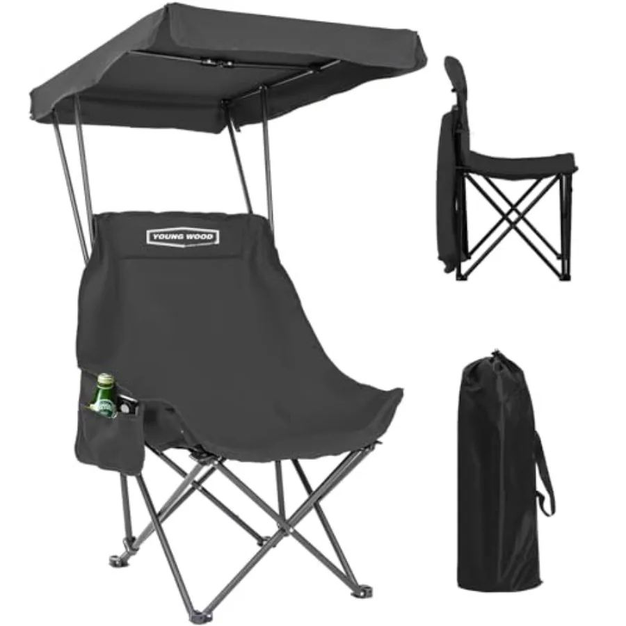 Camping Chair with Shade Canopy, Beach Chair, Portable Fold Lightweight Oversized for All, Easy to Open and Close Without Insta
Camping Chair with Shade Canopy, Beach Chair, Portable Fold Lightweight Oversized for All, Easy to Open and Close Without Insta
