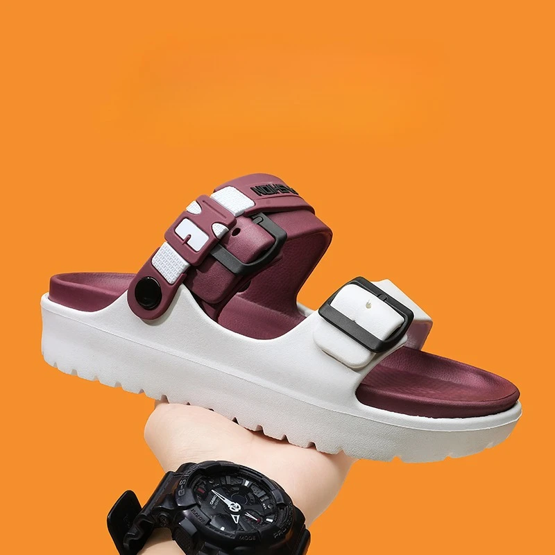 Summer Men's Slippers Soft Slides Indoor Fashion Men Casual Garden Shoes Outdoor Beach Sandals Anti-slip Male Outdoor Slippers
Summer Men's Slippers Soft Slides Indoor Fashion Men Casual Garden Shoes Outdoor Beach Sandals Anti-slip Male Outdoor Slippers