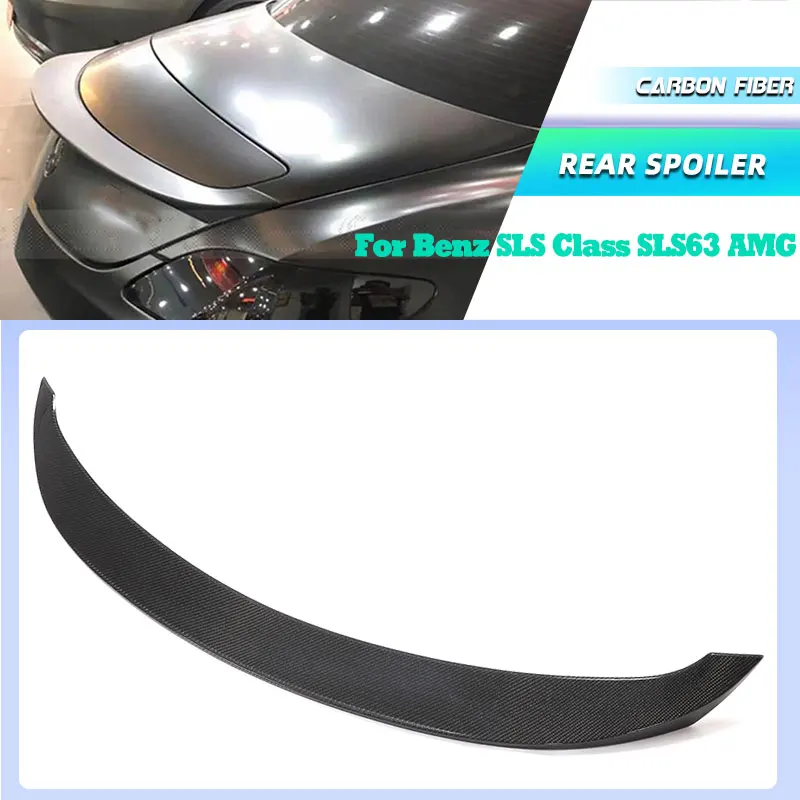 Full Carbon Fiber Car Rear Trunk Spoiler Wings for Mercedes-Benz SLS Class SLS63 AMG 2010-2014 Racing Rear Apoiler Boot Wing Lip
Full Carbon Fiber Car Rear Trunk Spoiler Wings for Mercedes-Benz SLS Class SLS63 AMG 2010-2014 Racing Rear Apoiler Boot Wing Lip