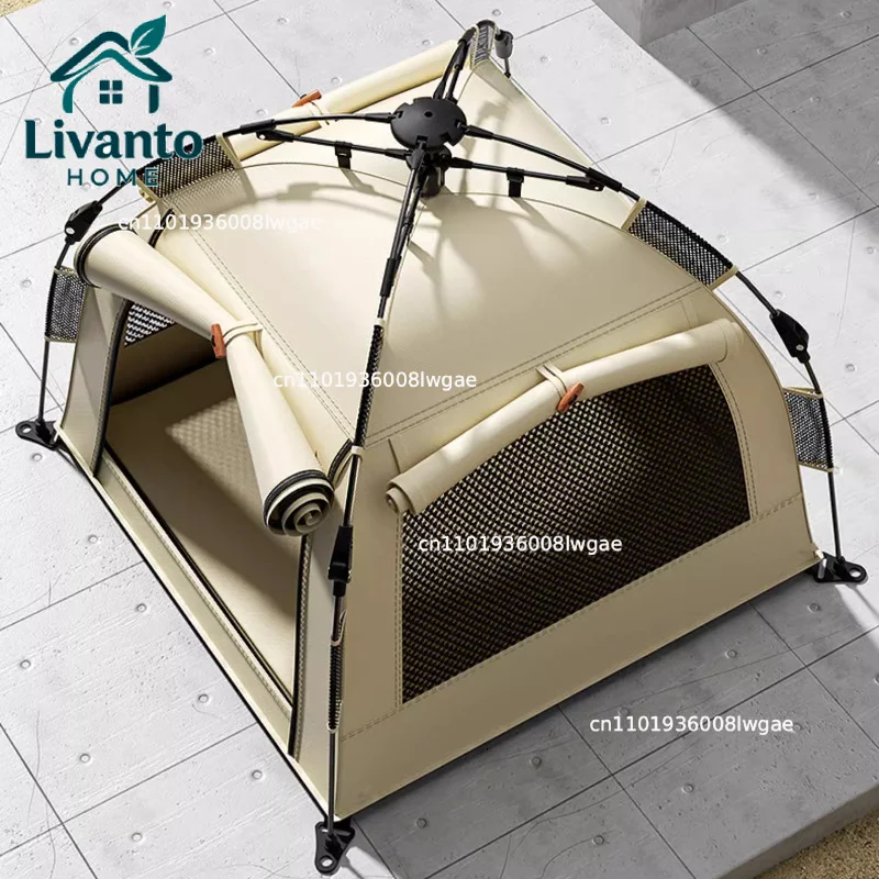 Automatic Folding Dog Tent Semi-Enclosed Outdoor Shelter for Large Breeds UV-Proof Camping Pet House Portable Canine Kennel
Automatic Folding Dog Tent Semi-Enclosed Outdoor Shelter for Large Breeds UV-Proof Camping Pet House Portable Canine Kennel