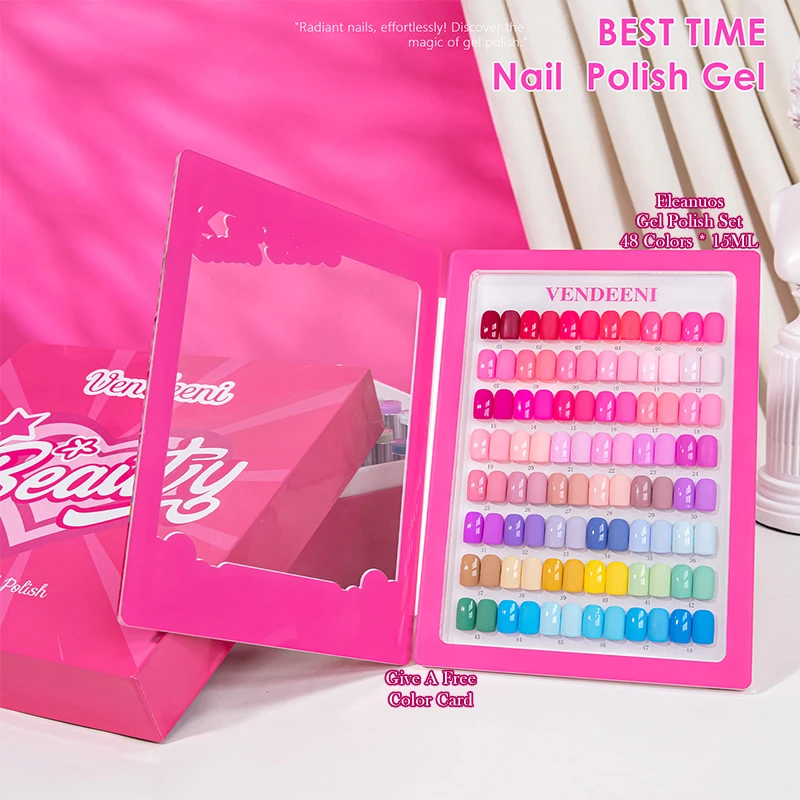 48 Colors Solid Color Nail Gel Polish UV LED Soak Off Varnish Mixed Shades Display Board Swatch Manicure Nail Art Salon Tools
48 Colors Solid Color Nail Gel Polish UV LED Soak Off Varnish Mixed Shades Display Board Swatch Manicure Nail Art Salon Tools
