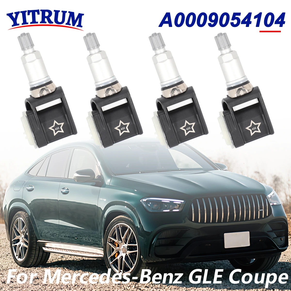 A0009054104 TPMS Tire Sensor For Mercedes-Benz GLE Coupe C167 2020/03 2020 2021 2022 2023 2024 2025 2026 A0009052102 433MHz
A0009054104 TPMS Tire Sensor For Mercedes-Benz GLE Coupe C167 2020/03 2020 2021 2022 2023 2024 2025 2026 A0009052102 433MHz
