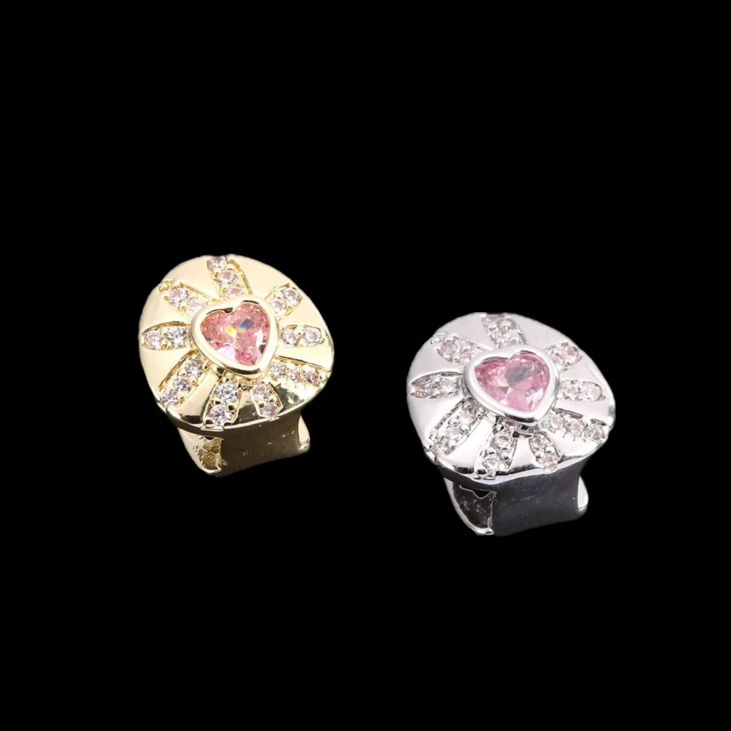 RACHELZ Vintage Single Heart Zircon Charm Teeth Grillz Elegant Pink CZ Stone Tooth Caps Braces For Women Men Jewelry
RACHELZ Vintage Single Heart Zircon Charm Teeth Grillz Elegant Pink CZ Stone Tooth Caps Braces For Women Men Jewelry