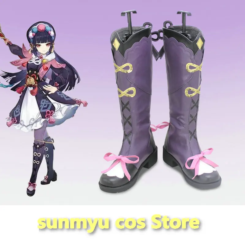 Обувь для косплея Yun Jin из игры Genshin Impact: фиолетовые ботинки Yun Jin
Обувь для косплея Yun Jin из игры Genshin Impact: фиолетовые ботинки Yun Jin