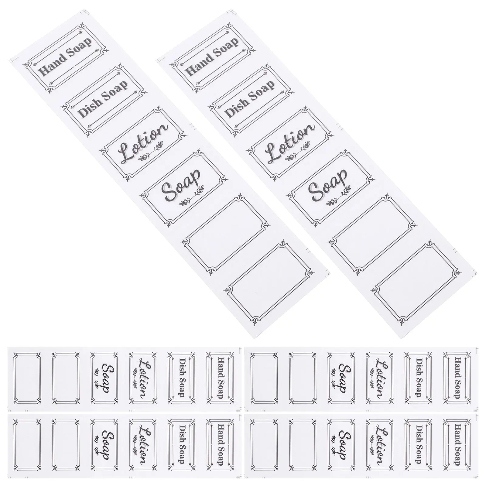 6pcs Waterproof Labels for Soap Dispensers Travel Bottles Stickers Bathroom Glass Simple Home Style Folder Tag
6pcs Waterproof Labels for Soap Dispensers Travel Bottles Stickers Bathroom Glass Simple Home Style Folder Tag
