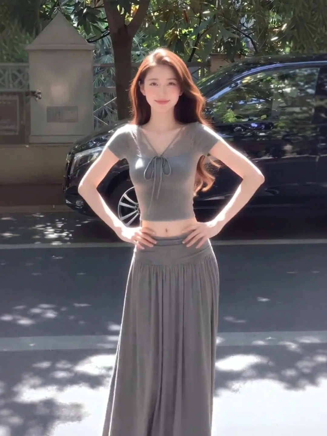 Summer Atmosphere Fashion Set Korean Style Half Skirt Elegant Top And Skirt Combo Youthful Short Sleeve T-Shirt Comfortable C...
Summer Atmosphere Fashion Set Korean Style Half Skirt Elegant Top And Skirt Combo Youthful Short Sleeve T-Shirt Comfortable C...