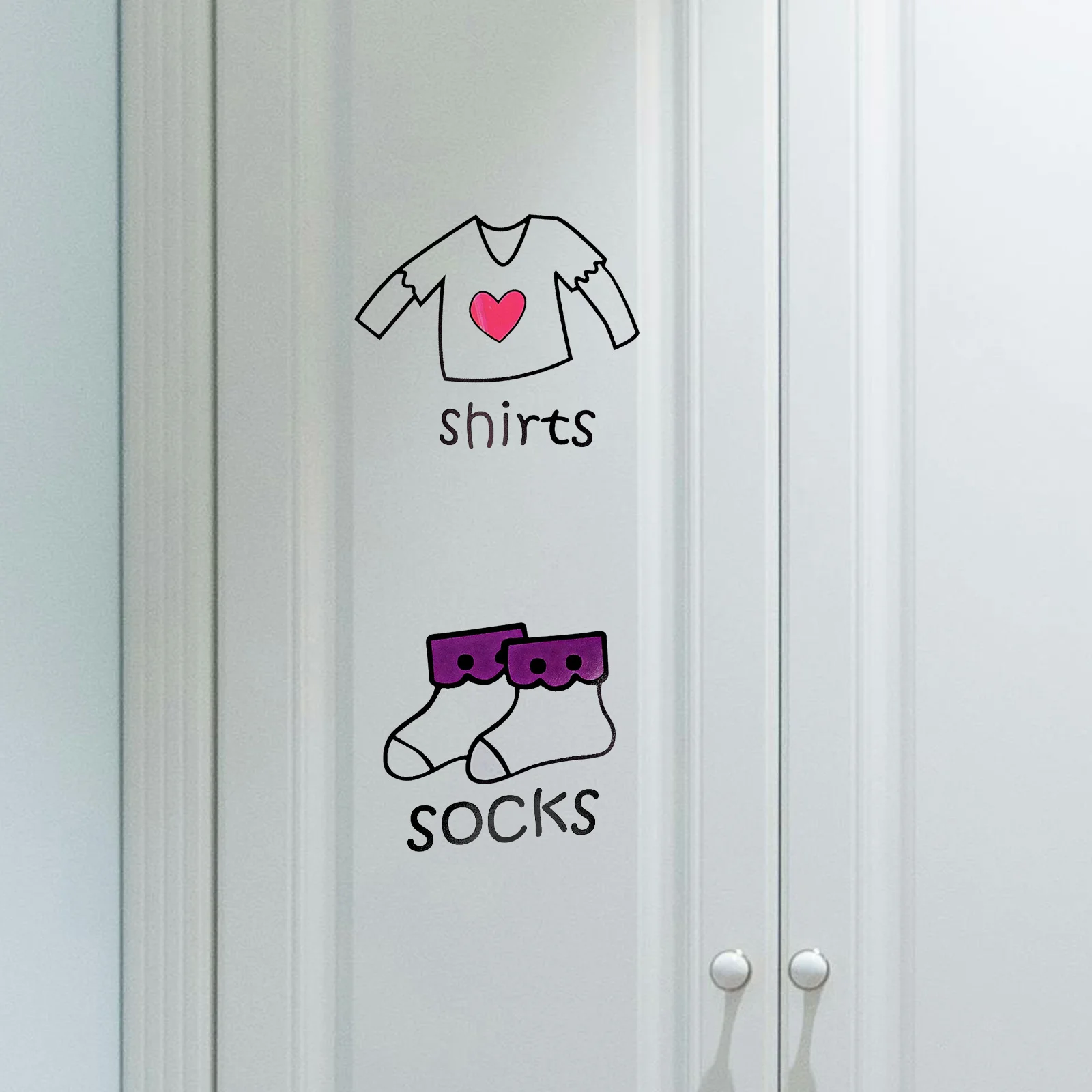 Clothing Label Decal PVC Wardrobe Classification Sticker Easy Remove Clothes Organization Sticker Dresser Sort Label Decals
Clothing Label Decal PVC Wardrobe Classification Sticker Easy Remove Clothes Organization Sticker Dresser Sort Label Decals