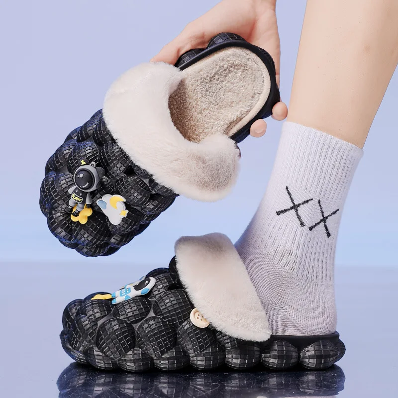 Couple Cotton Slippers Men Fashion Winter Cute Keep Warm Shoes Men Casual Flat House Bedroom Home Cotton Comfortable Slippers
Couple Cotton Slippers Men Fashion Winter Cute Keep Warm Shoes Men Casual Flat House Bedroom Home Cotton Comfortable Slippers