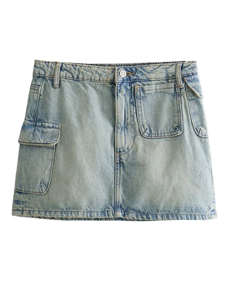 2024 European and American style foreign trade women's clothing new fashion all-match high waist workwear denim skirt
2024 European and American style foreign trade women's clothing new fashion all-match high waist workwear denim skirt