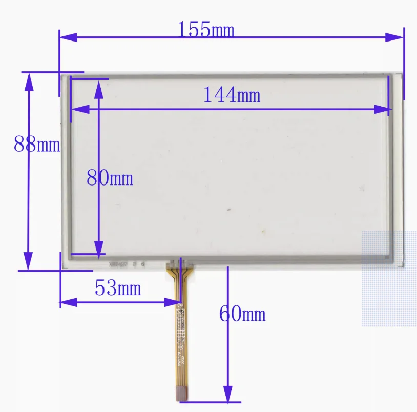 6.2-inch car navigation touch handwriting external screen 155 * 88, with good quality and high sensitivity for the bottom left o
6.2-inch car navigation touch handwriting external screen 155 * 88, with good quality and high sensitivity for the bottom left o