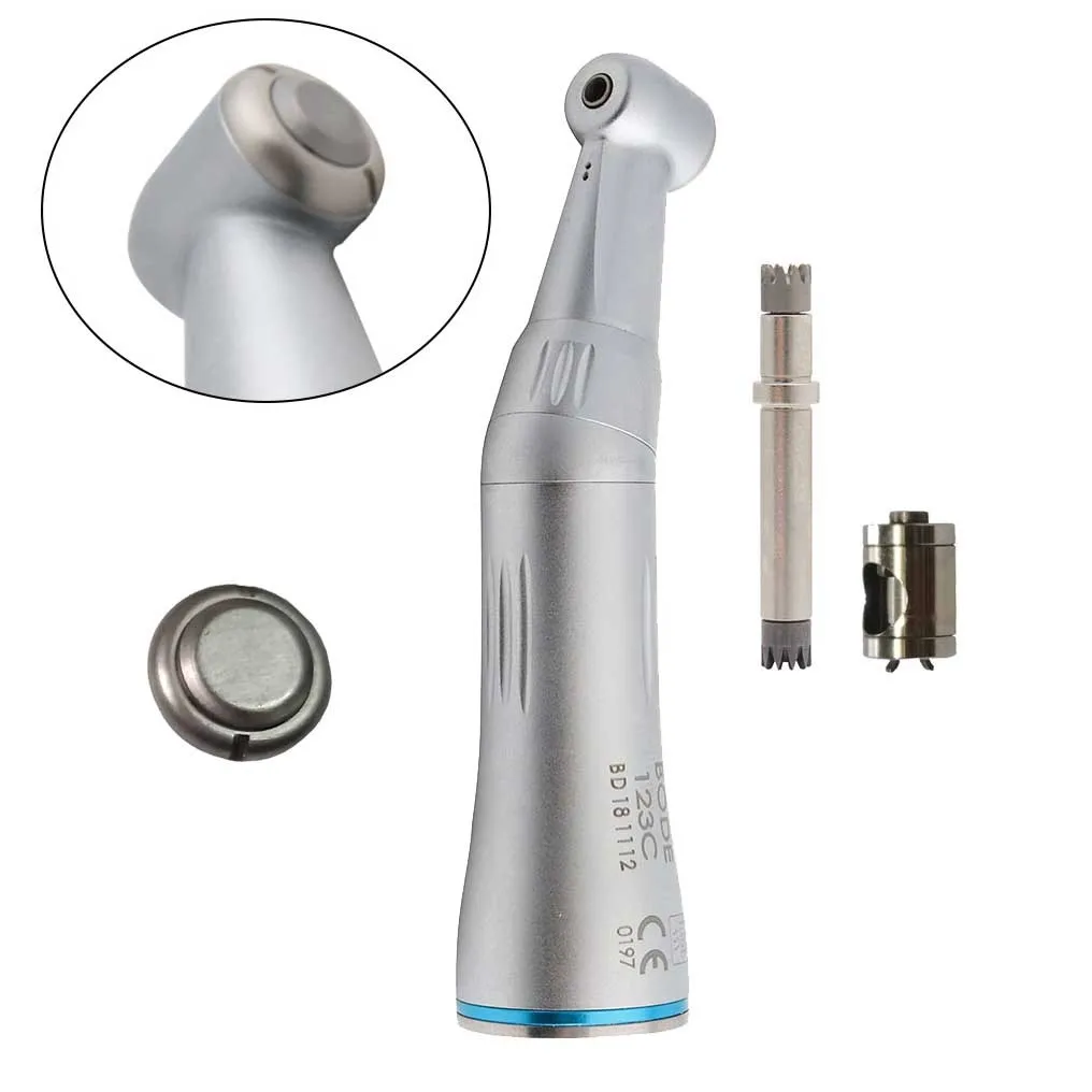 BODE Dental Inner Contra Angle Low Speed Handpiece Push Botton Internal Water Spray Air Turbine Dental Handpiece
BODE Dental Inner Contra Angle Low Speed Handpiece Push Botton Internal Water Spray Air Turbine Dental Handpiece