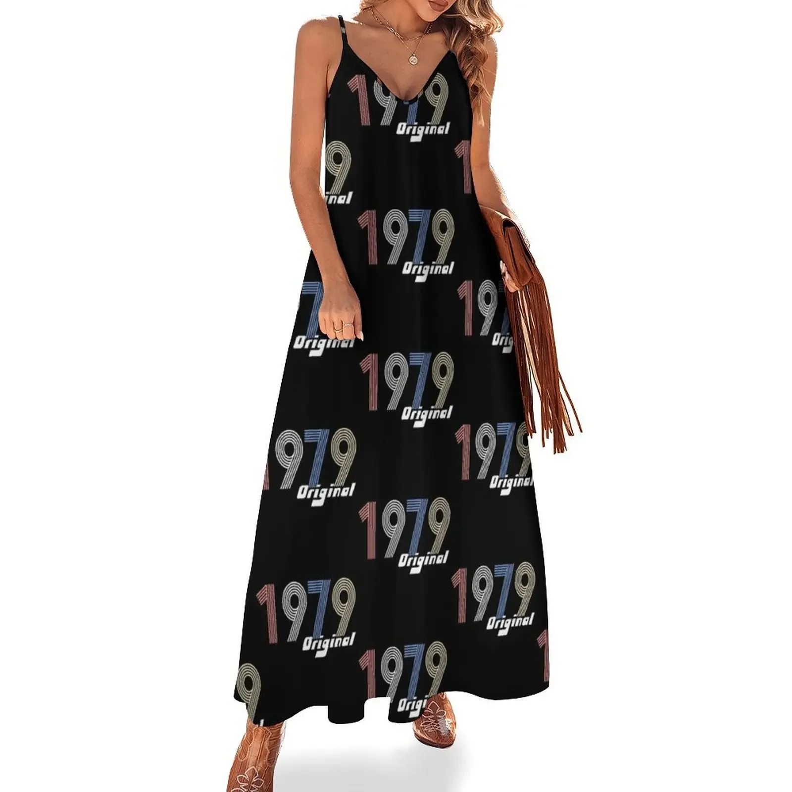 Vintage 1979 Original Sleeveless Dress Clothing female Dress for girls Woman fashion Women's summer dresses Dress
Vintage 1979 Original Sleeveless Dress Clothing female Dress for girls Woman fashion Women's summer dresses Dress