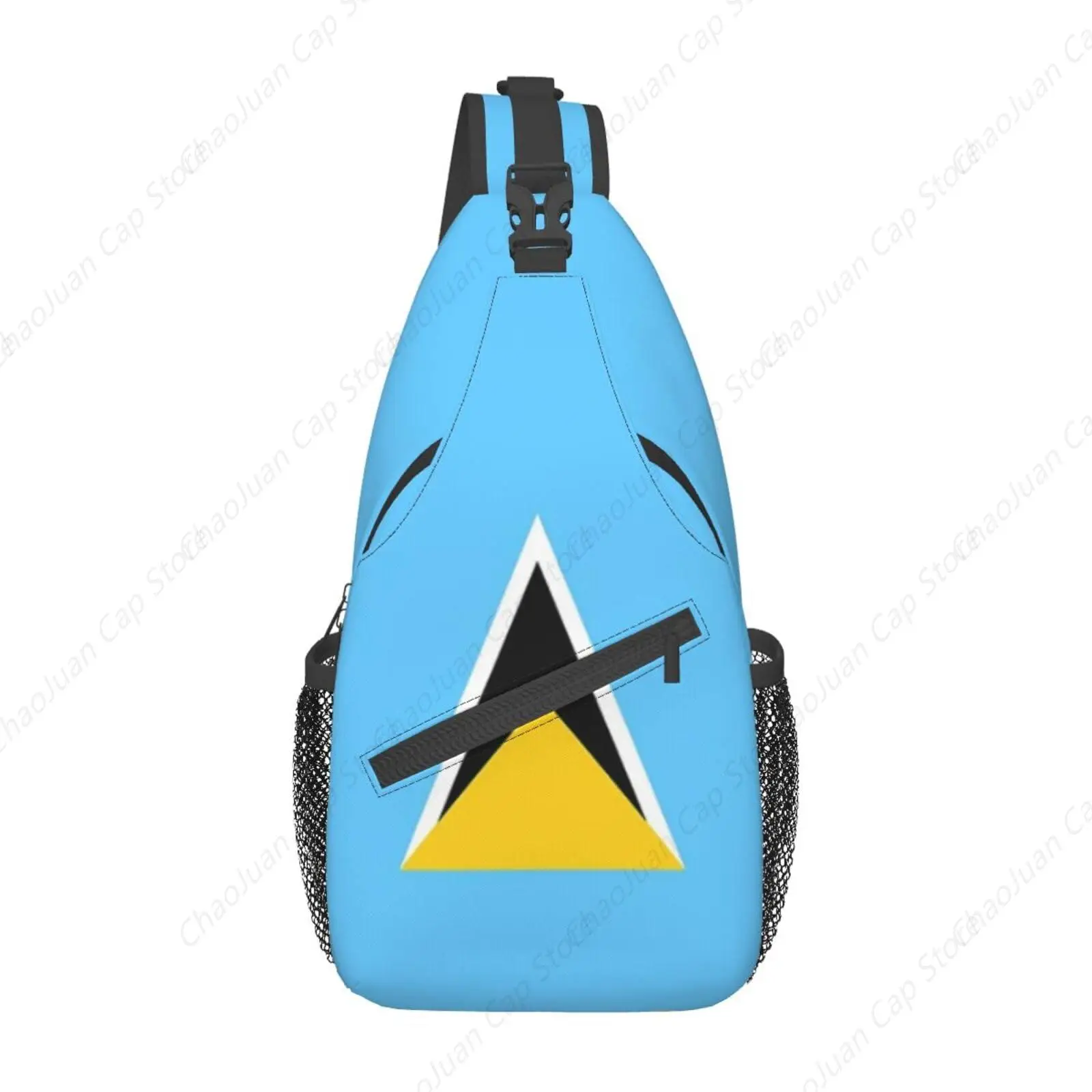 Saint Lucia Flag Sling Bag Crossbody Backpack Flag Travel Hiking Daypack Shoulder Chest Bag for Women Men
Saint Lucia Flag Sling Bag Crossbody Backpack Flag Travel Hiking Daypack Shoulder Chest Bag for Women Men