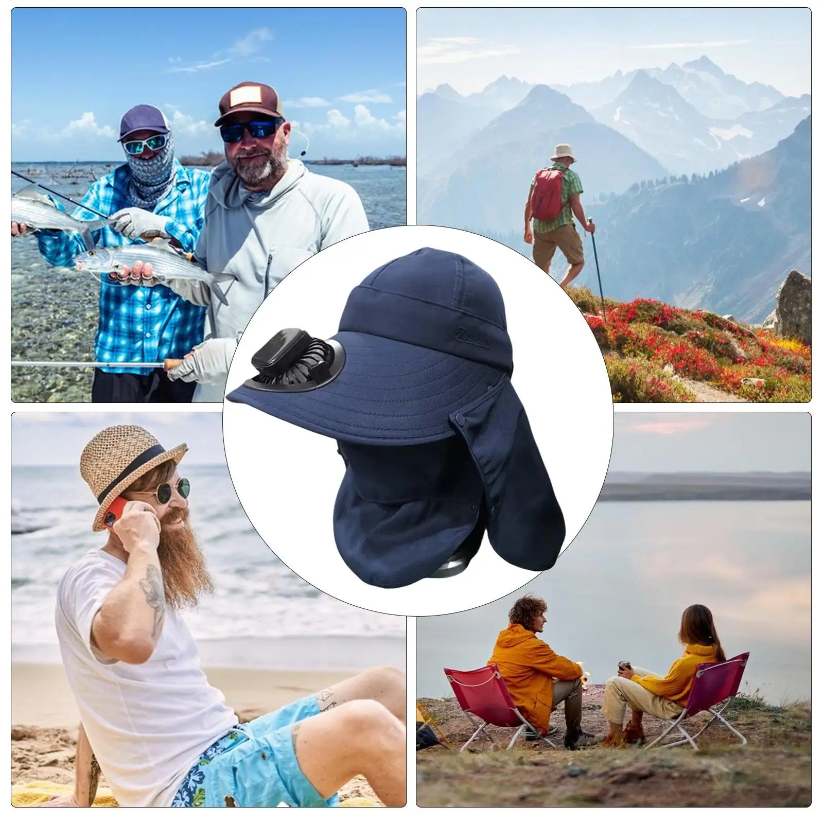 Fan Hat Breathable Solar Powered Fan Hat Portable Wearable Protection Cap With Cooling Function For Men Women Outdoor Travel
Fan Hat Breathable Solar Powered Fan Hat Portable Wearable Protection Cap With Cooling Function For Men Women Outdoor Travel