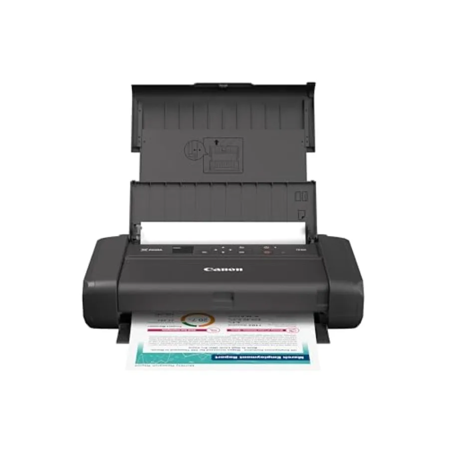 Wireless portable printer for home office use, plastic body in black with compact design and 50-sheet paper tray plus 1.44-inch
Wireless portable printer for home office use, plastic body in black with compact design and 50-sheet paper tray plus 1.44-inch