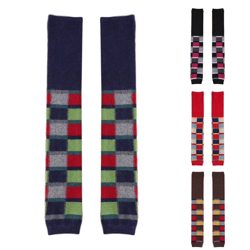 Women Winter Knit Faux Wool Thigh High Socks Multicolored Striped Plaid Print for Extra Long Leg Warmers Boot Cover Stoc
Women Winter Knit Faux Wool Thigh High Socks Multicolored Striped Plaid Print for Extra Long Leg Warmers Boot Cover Stoc