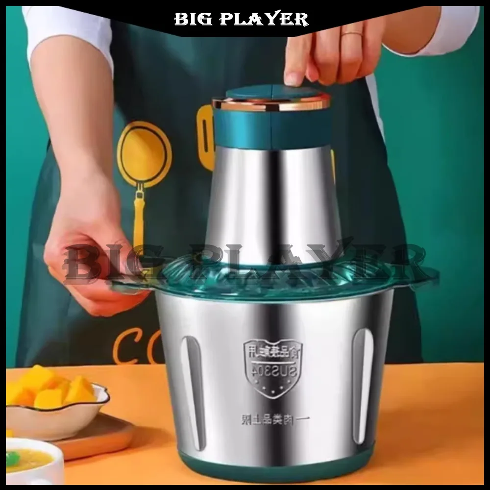 High Power Electric Meat Grinder 3L - Multifunctional Chopper Slicer Blender for Household Use
High Power Electric Meat Grinder 3L - Multifunctional Chopper Slicer Blender for Household Use