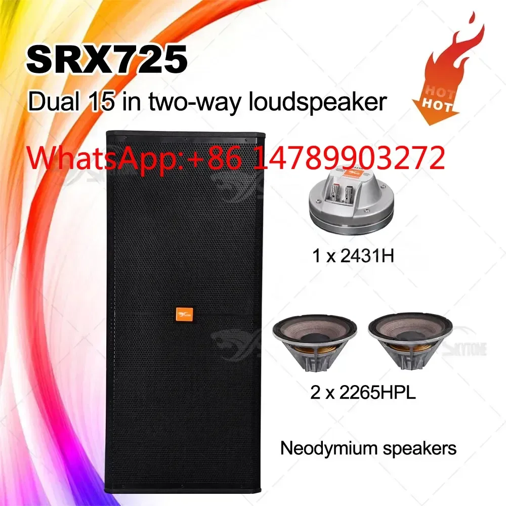 Srx725 Dual 15Inch Pro Audio Speaker Box High Power Stage DJ Concert PA System
Srx725 Dual 15Inch Pro Audio Speaker Box High Power Stage DJ Concert PA System