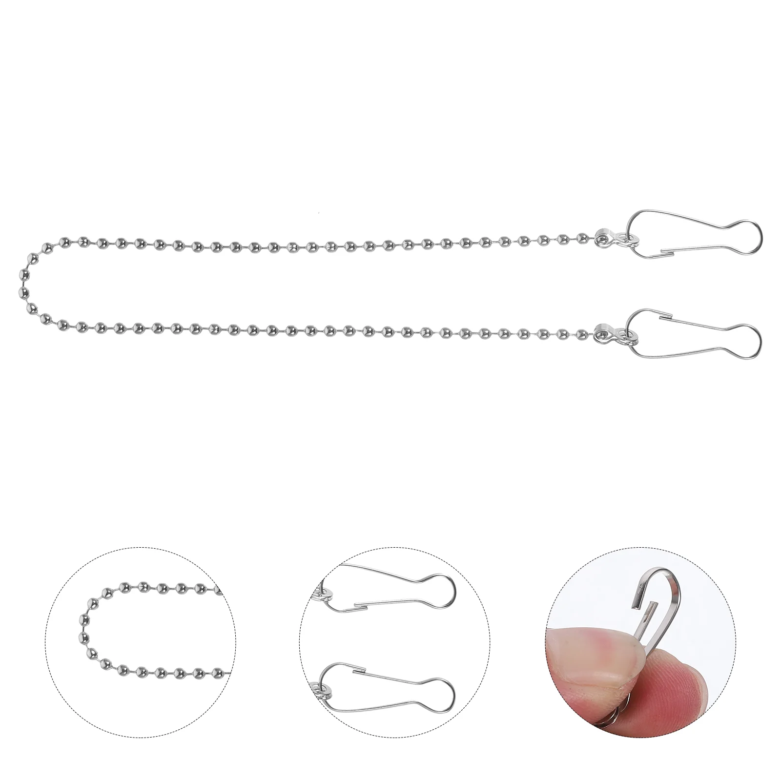 Hanging Chain with Clips Sign Flower Pot Plant Billboards Hangers Flags Clothes Rack
Hanging Chain with Clips Sign Flower Pot Plant Billboards Hangers Flags Clothes Rack