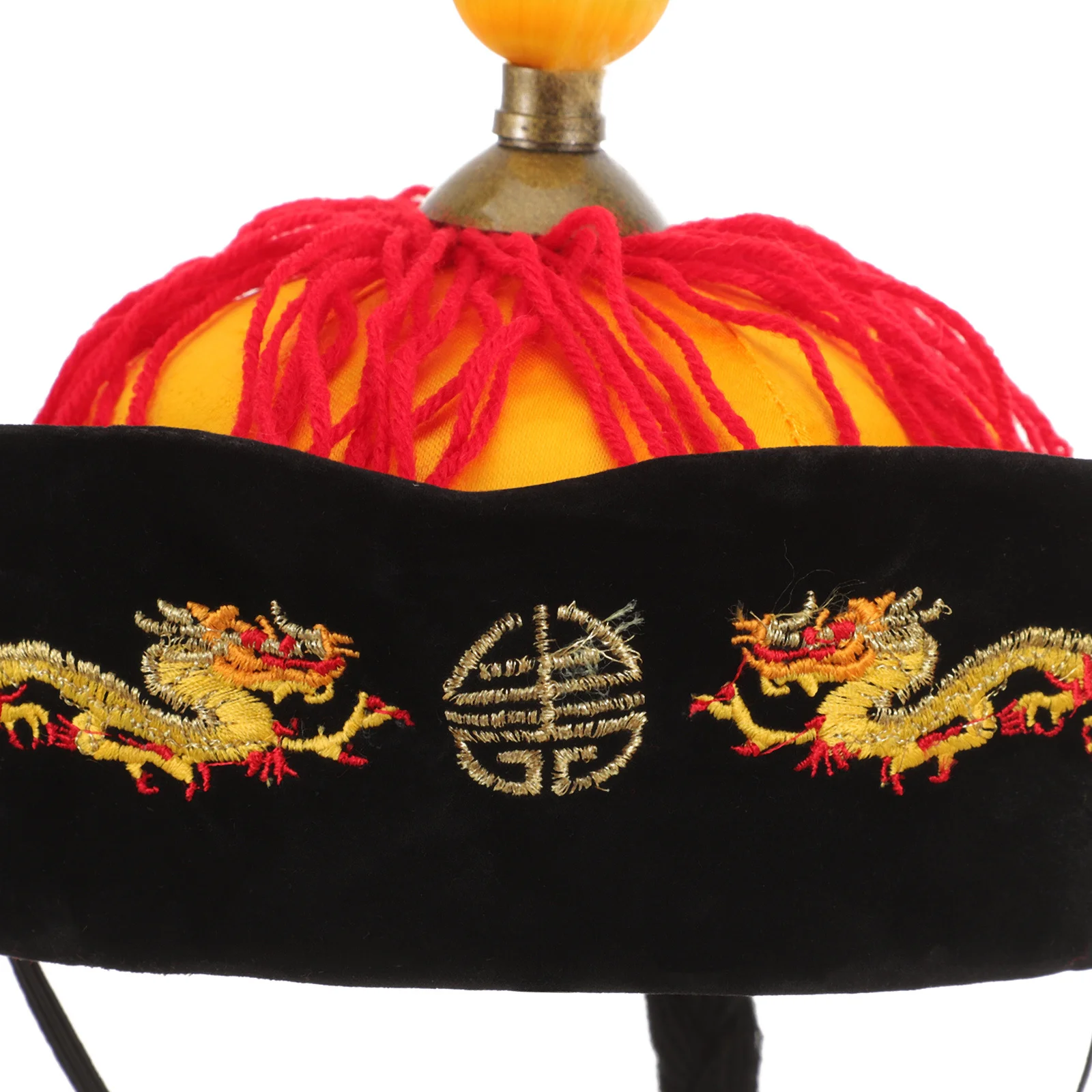 Emperor Hat Black Trim Dragon Design Cosplay Performance Party Traditional Chinese Headgear Retro Prop Festive Accessory
Emperor Hat Black Trim Dragon Design Cosplay Performance Party Traditional Chinese Headgear Retro Prop Festive Accessory