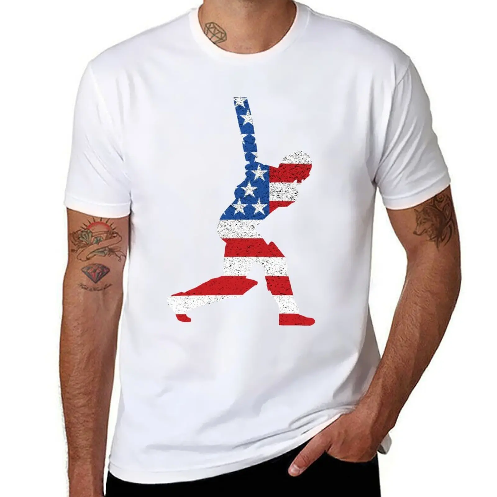 USA Batsmen Cricket Cricketer Gift T-Shirt t shirts for man graphic tees t shirts for man graphic vintage T-Shirt
USA Batsmen Cricket Cricketer Gift T-Shirt t shirts for man graphic tees t shirts for man graphic vintage T-Shirt