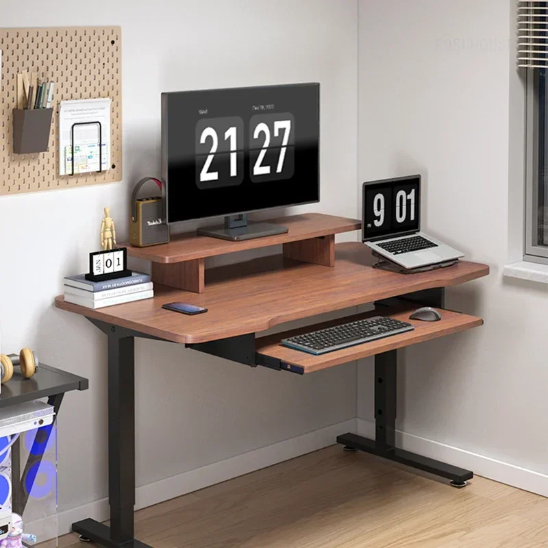 Small New Computer Desks for Bedroom Modern Lifting Double-layer Desktop Desk Luxury Carbon Fiber Gaming Desk for Apartment
Small New Computer Desks for Bedroom Modern Lifting Double-layer Desktop Desk Luxury Carbon Fiber Gaming Desk for Apartment