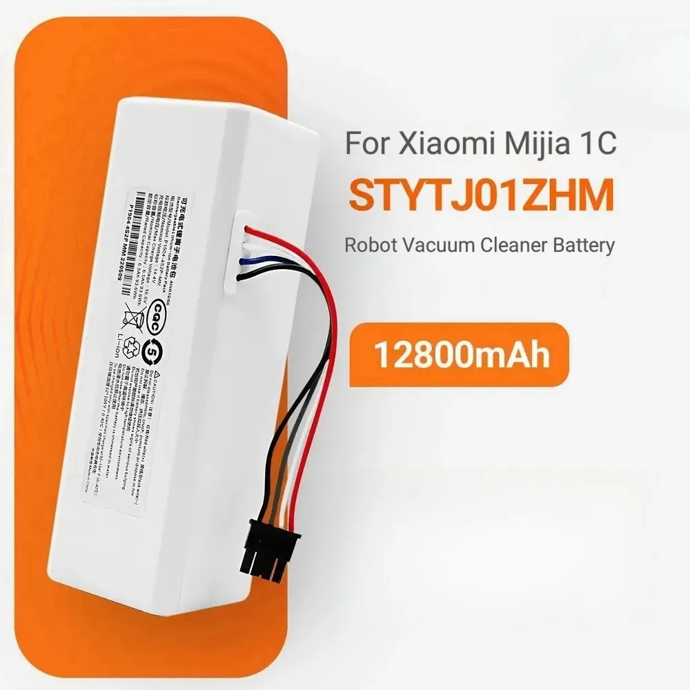 Original 14.4V 12800mAh P1904-4S1P-MM Li Ion Battery for Xiaomi Mijia 1C STYTJ01ZHM Robot Vacuum Mop Cleaner Accessories Parts
Original 14.4V 12800mAh P1904-4S1P-MM Li Ion Battery for Xiaomi Mijia 1C STYTJ01ZHM Robot Vacuum Mop Cleaner Accessories Parts