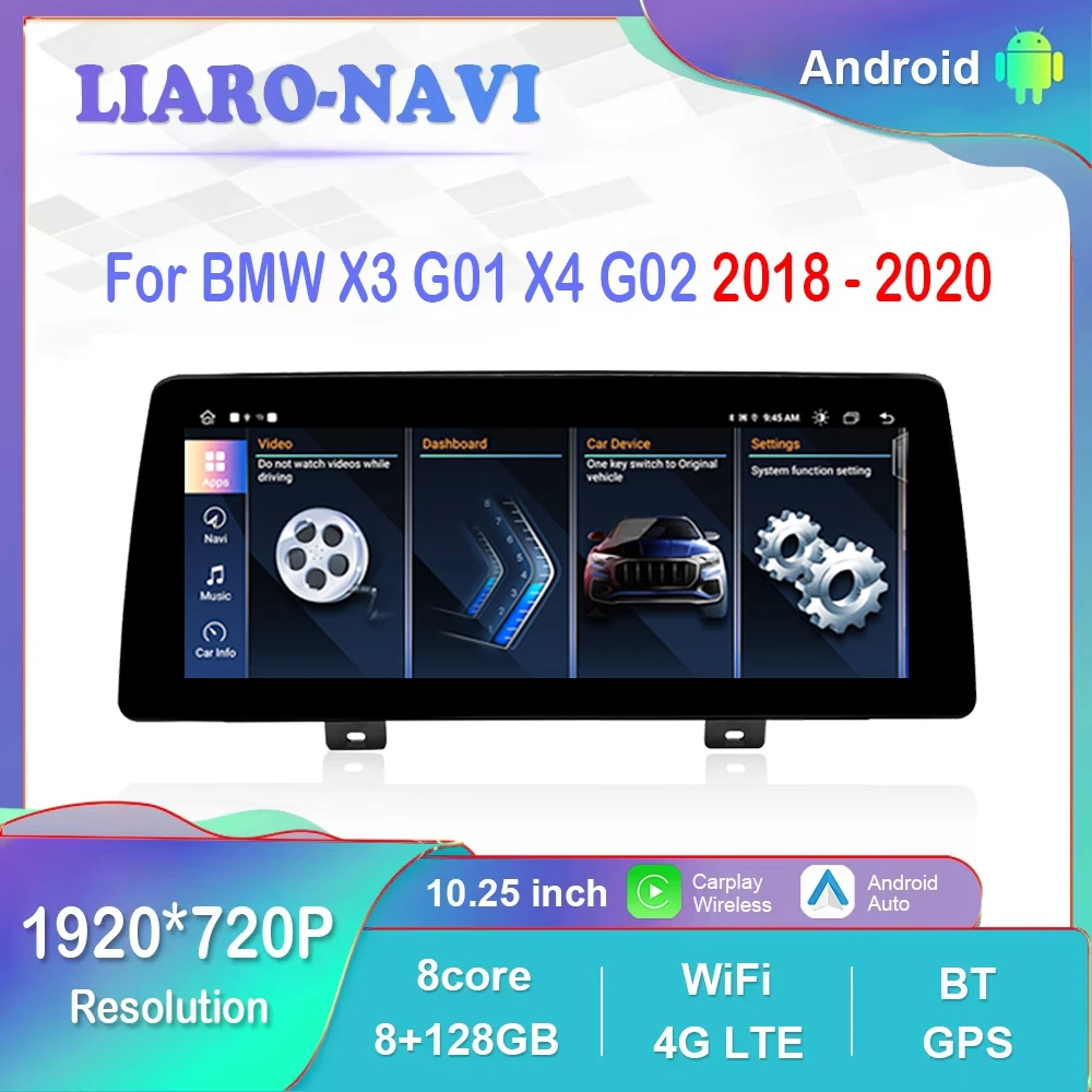 10.25 inch HD Touch Screen for BMW X3 G01 X4 G02 2018 - 2020 EVO System GPS Android Auto Car Radio Video Player Carplay
10.25 inch HD Touch Screen for BMW X3 G01 X4 G02 2018 - 2020 EVO System GPS Android Auto Car Radio Video Player Carplay