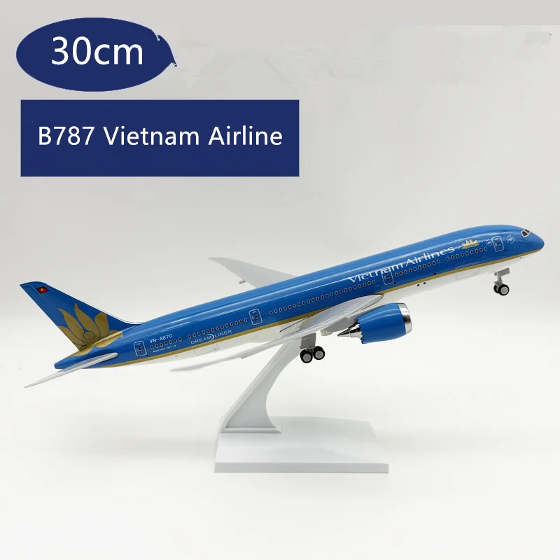 30cm Vietnam B787 Toy Airplane Model Kit 1/240 Scale Resin Diecast Plane Model with Stand For Adult Aviation Gifts or Decoration
30cm Vietnam B787 Toy Airplane Model Kit 1/240 Scale Resin Diecast Plane Model with Stand For Adult Aviation Gifts or Decoration