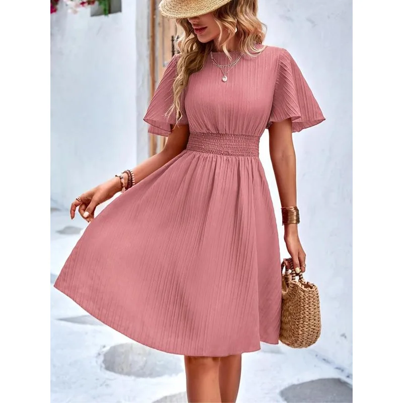Deep V Ruffled Dress Long Sleeve Neutral Style Citywalk Fashion Spring Collection Other Material 100% Elegant Women's Dress
Deep V Ruffled Dress Long Sleeve Neutral Style Citywalk Fashion Spring Collection Other Material 100% Elegant Women's Dress