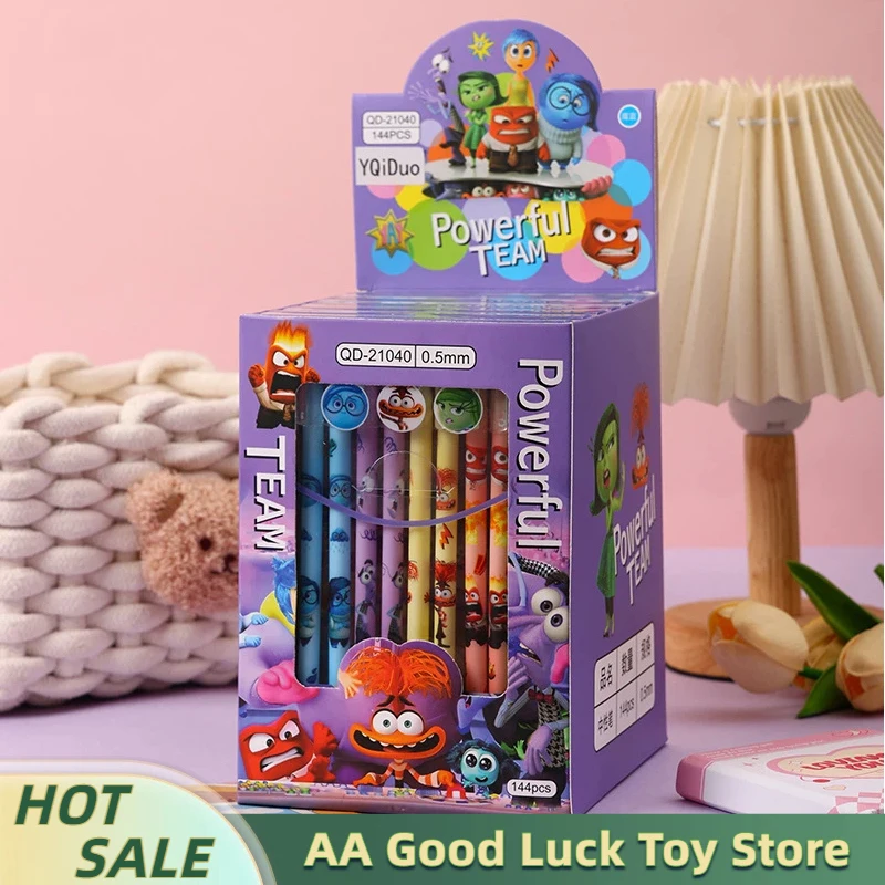 12/144pcs Inside Out Doll Gel Pen Kawaii Student Writing Tools 0.5 Cute Signature Press Pen Office Supplies Stationery
12/144pcs Inside Out Doll Gel Pen Kawaii Student Writing Tools 0.5 Cute Signature Press Pen Office Supplies Stationery