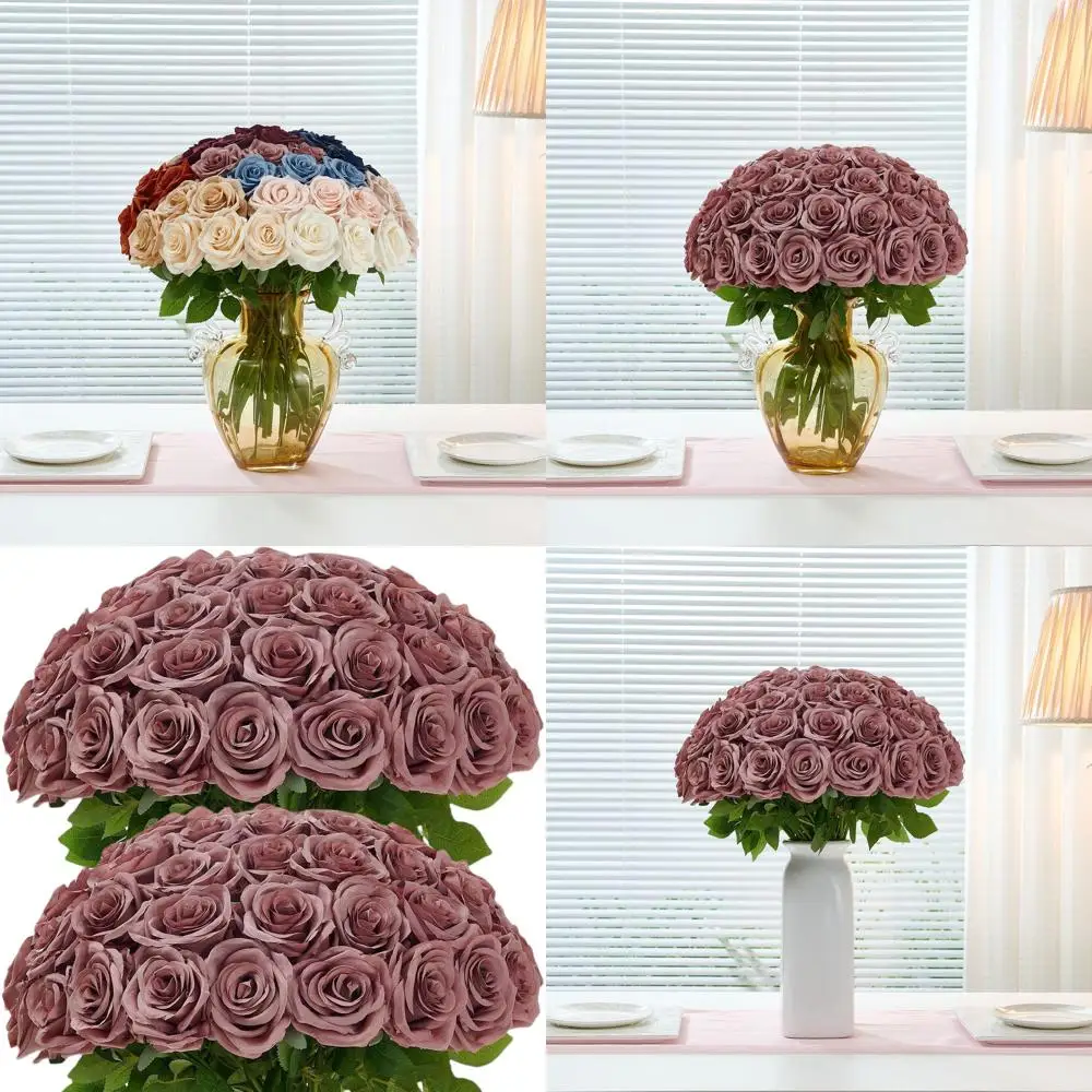 50 искусственных шелковых роз цвета пыльной розы с стеблями для реалистичных свадебных и праздничных композиций
50 искусственных шелковых роз цвета пыльной розы с стеблями для реалистичных свадебных и праздничных композиций