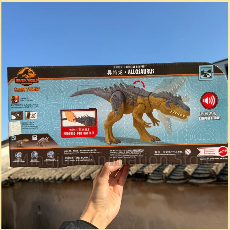 In Stock Mattel Jurassic World Movie Furious Roar Sound Effect Allosaurus HRX50 Model Toy Figure
In Stock Mattel Jurassic World Movie Furious Roar Sound Effect Allosaurus HRX50 Model Toy Figure