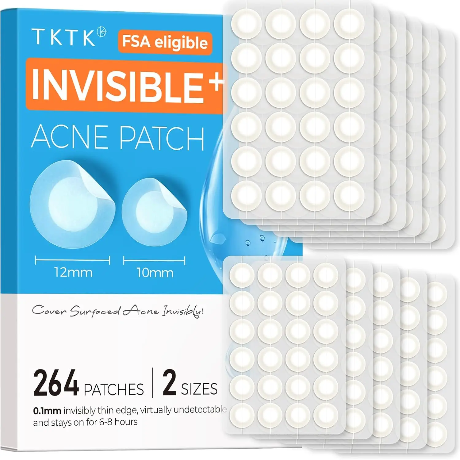 Ультратонкие невидимые патчи от акне, гидроколлоидные патчи для проблемной кожи, поглощают прыщи и высыпания, подходят под макияж
Ультратонкие невидимые патчи от акне, гидроколлоидные патчи для проблемной кожи, поглощают прыщи и высыпания, подходят под макияж