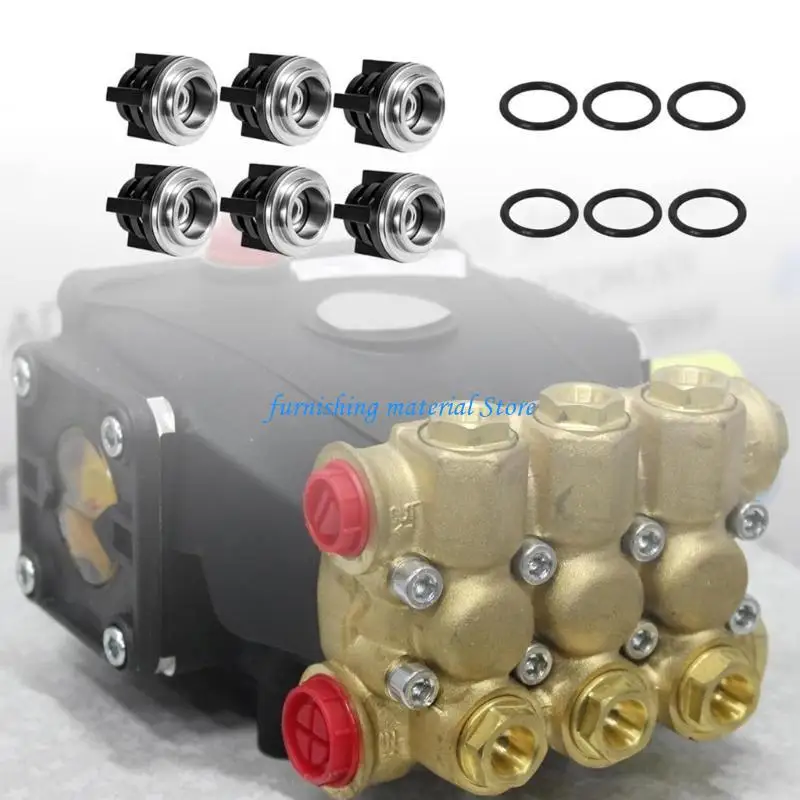 Y5GD 6Pcs Stainless Steel Check Valves Replacement For High Pressure Washer
Y5GD 6Pcs Stainless Steel Check Valves Replacement For High Pressure Washer