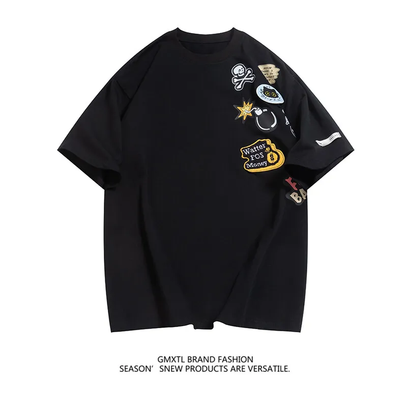 Cartoon Flame Skull Rock Hand Sign Graphic Tee Oversized White Cotton Short Sleeve T-Shirt Streetwear Casual Top for Summer
Cartoon Flame Skull Rock Hand Sign Graphic Tee Oversized White Cotton Short Sleeve T-Shirt Streetwear Casual Top for Summer