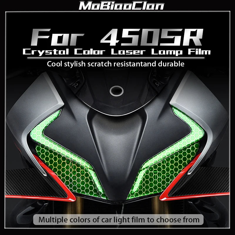 Для CFMOTO 450SR 450sr мотоциклетные фары, задние фонари, дымчатая черная сотовая лазерная защитная пленка, декоративная модифицированная наклейка 
Для CFMOTO 450SR 450sr мотоциклетные фары, задние фонари, дымчатая черная сотовая лазерная защитная пленка, декоративная модифицированная наклейка