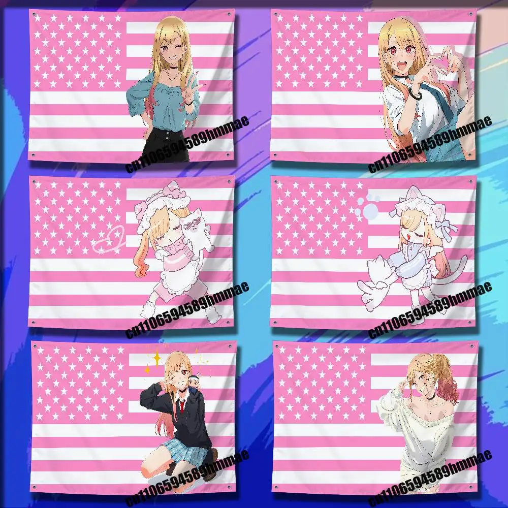 For American USA M-Marin Kitagawa Flag 50*70cm 60*90cm 80*120cm 100*150cm 150*200cm Camp Wall Banner Tapestry Cover
For American USA M-Marin Kitagawa Flag 50*70cm 60*90cm 80*120cm 100*150cm 150*200cm Camp Wall Banner Tapestry Cover