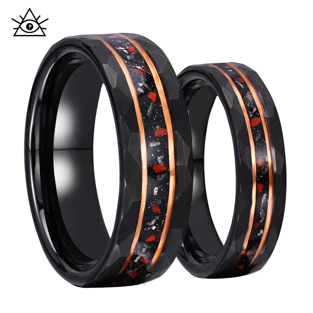Luxury Tungsten Carbide Rings For Men And Women Inlaid With Iron Grit Wedding Rings Jewellery
Luxury Tungsten Carbide Rings For Men And Women Inlaid With Iron Grit Wedding Rings Jewellery