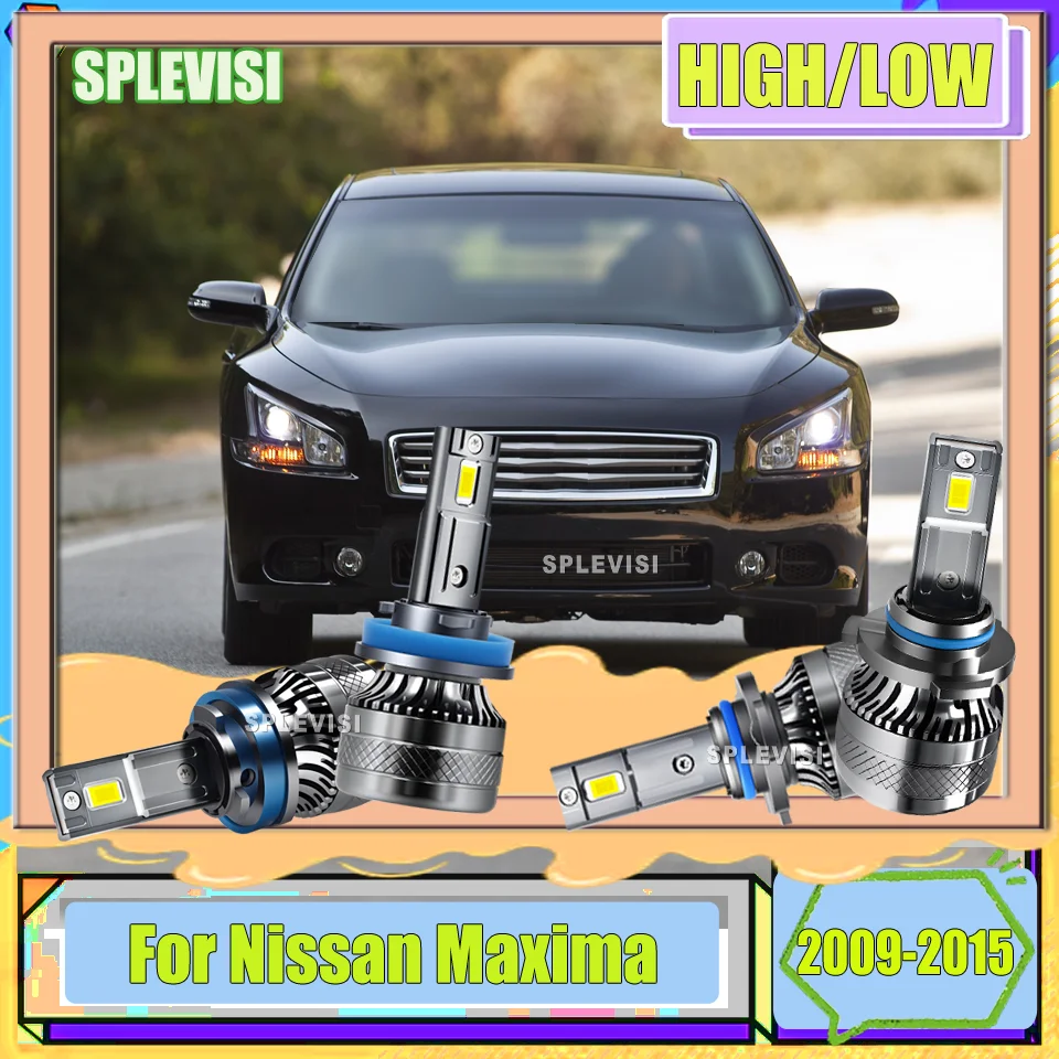 Long-Lasting Aluminum 6000K LED Headlights 20000LM 200W easy to install For Nissan Maxima 2009-2015 2010 2011 2012 2013 2014
Long-Lasting Aluminum 6000K LED Headlights 20000LM 200W easy to install For Nissan Maxima 2009-2015 2010 2011 2012 2013 2014