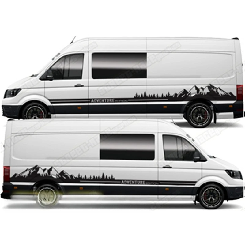 Car Vinyl Stickers FOR VW Crafter MK2 camper van graphics side customized exterior decoration modification full decal
Car Vinyl Stickers FOR VW Crafter MK2 camper van graphics side customized exterior decoration modification full decal