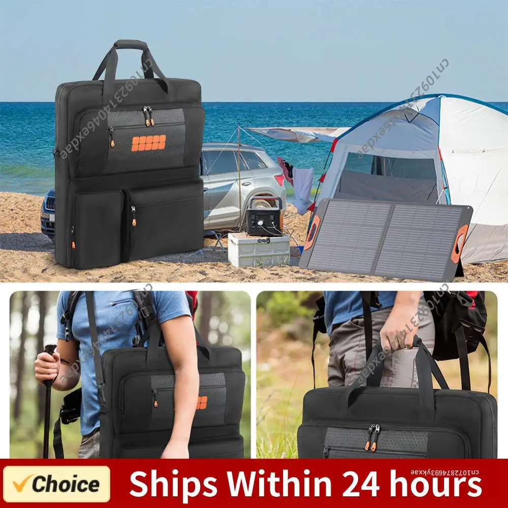 Padded Travel Solar Panel Organizer Large Capacity Solar Board Protective Handbag Multi-Pocket for Bifacial/ZOUPW 100W 200w 220w
Padded Travel Solar Panel Organizer Large Capacity Solar Board Protective Handbag Multi-Pocket for Bifacial/ZOUPW 100W 200w 220w
