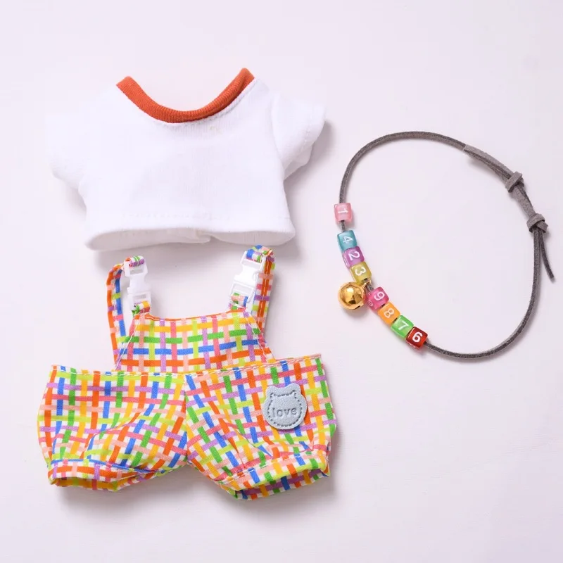 17 см модное пальто Raab, разноцветные клетчатые комбинезоны с пузырьковой резинкой, кукла Raab, плюшевая кукла, одежда, детское пальто, игрушки для девочек
17 см модное пальто Raab, разноцветные клетчатые комбинезоны с пузырьковой резинкой, кукла Raab, плюшевая кукла, одежда, детское пальто, игрушки для девочек