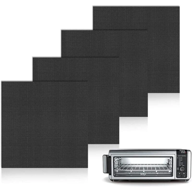 96GF 4 Pcs Non-Stick Oven Liners Mat Reusable Oven Protector Liners Baking Mat for SP101/201 Oven Fryer Heat Resistant Mats
96GF 4 Pcs Non-Stick Oven Liners Mat Reusable Oven Protector Liners Baking Mat for SP101/201 Oven Fryer Heat Resistant Mats