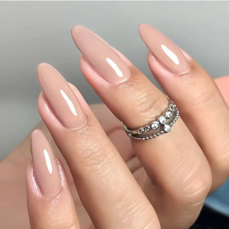 24pcs/set nude brown white fake nails for fall winter season french almond tips faux ongles press on false nail supplies
24pcs/set nude brown white fake nails for fall winter season french almond tips faux ongles press on false nail supplies