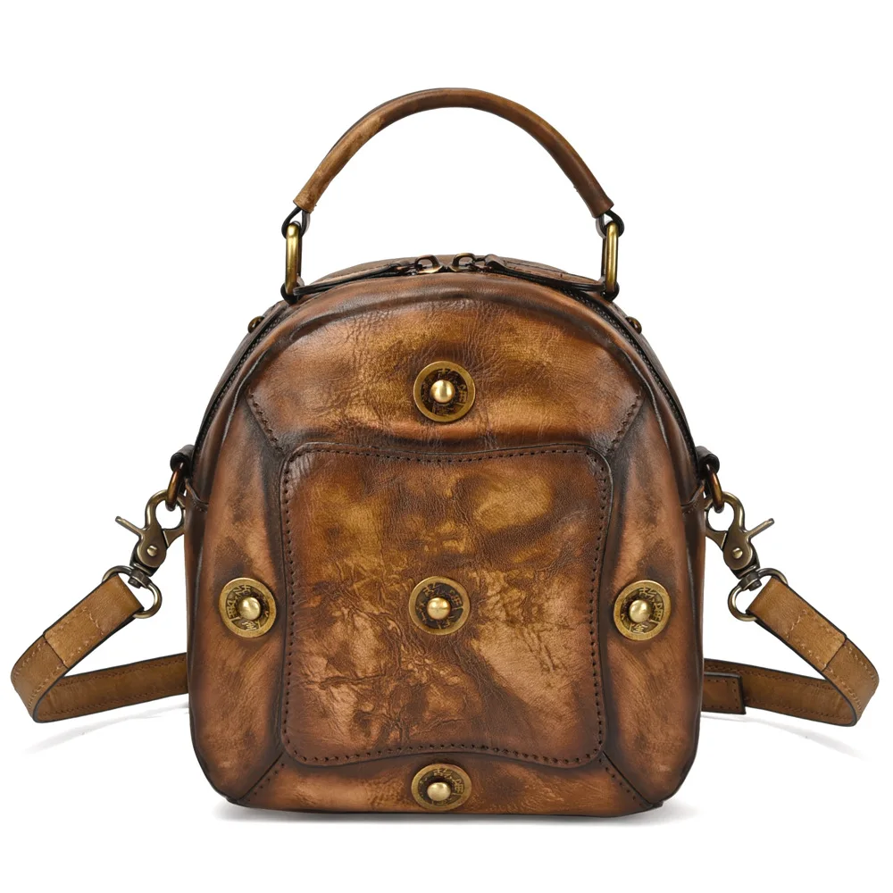 New hand-polished women's leather backpack, backpack, tree paste skin, fashionable, simple and versatile, casual business, large
New hand-polished women's leather backpack, backpack, tree paste skin, fashionable, simple and versatile, casual business, large