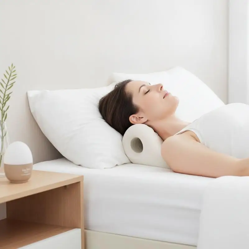 Ergonomic Cervical Neck Shoulder Massage Pillow Stretch Vertebrae Relieve Tension for Long-distance Travel
Ergonomic Cervical Neck Shoulder Massage Pillow Stretch Vertebrae Relieve Tension for Long-distance Travel