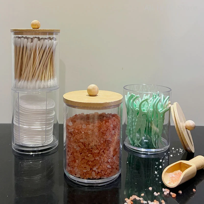 Storage Organizer Holder Canister Apothecary Jars With Lid For Cotton Rounds Acrylic Cosmetic Candy Snacks Desktop Storage Box
Storage Organizer Holder Canister Apothecary Jars With Lid For Cotton Rounds Acrylic Cosmetic Candy Snacks Desktop Storage Box