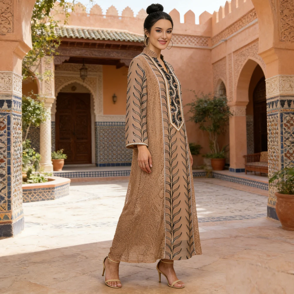 Eid Djellaba Embroidery Abayas Dubai Kaftan Woman Muslim Dress Sequin Jalabiya Turkey Caftan Marocain Femme Robe Islam Clothing
Eid Djellaba Embroidery Abayas Dubai Kaftan Woman Muslim Dress Sequin Jalabiya Turkey Caftan Marocain Femme Robe Islam Clothing