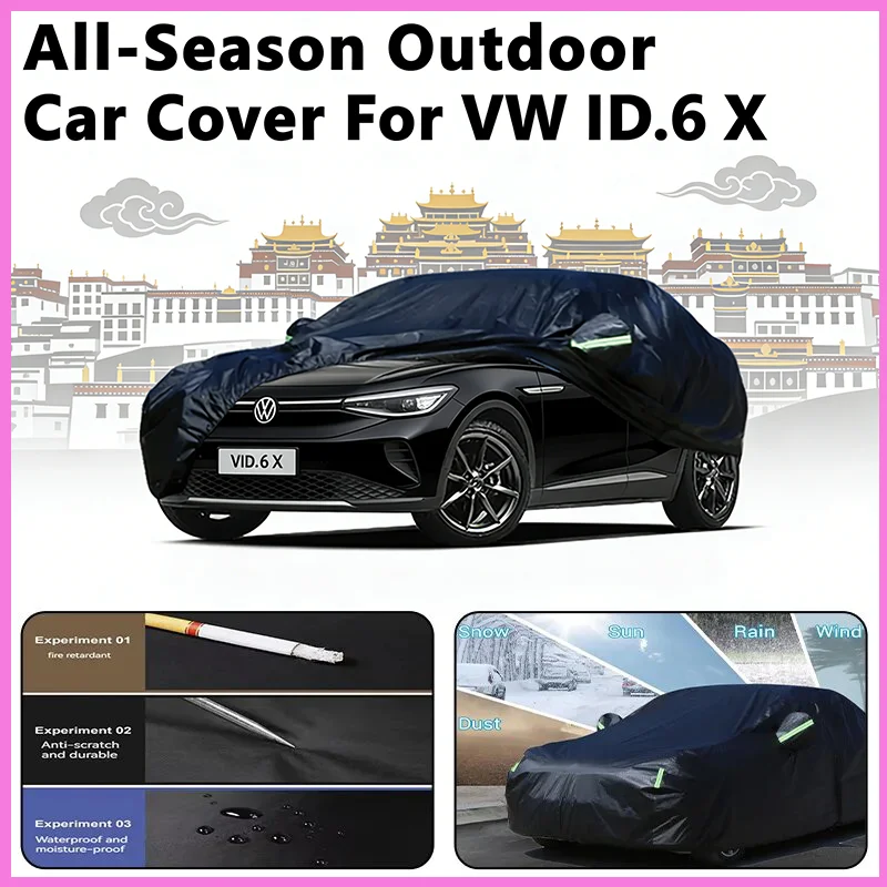 Всесезонный автомобильный чехол для VW ID.6 X-на открытом воздухе, полная защита, водонепроницаемый пылезащитный солнцезащитный внешний аксессуар
Всесезонный автомобильный чехол для VW ID.6 X-на открытом воздухе, полная защита, водонепроницаемый пылезащитный солнцезащитный внешний аксессуар